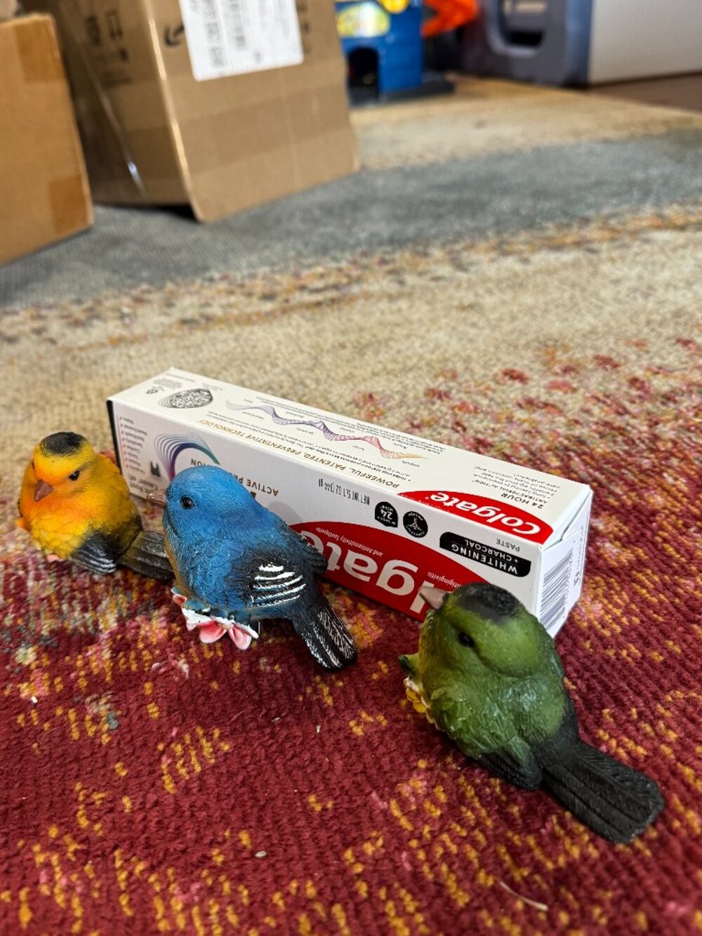 Small Bird Figurine Trio